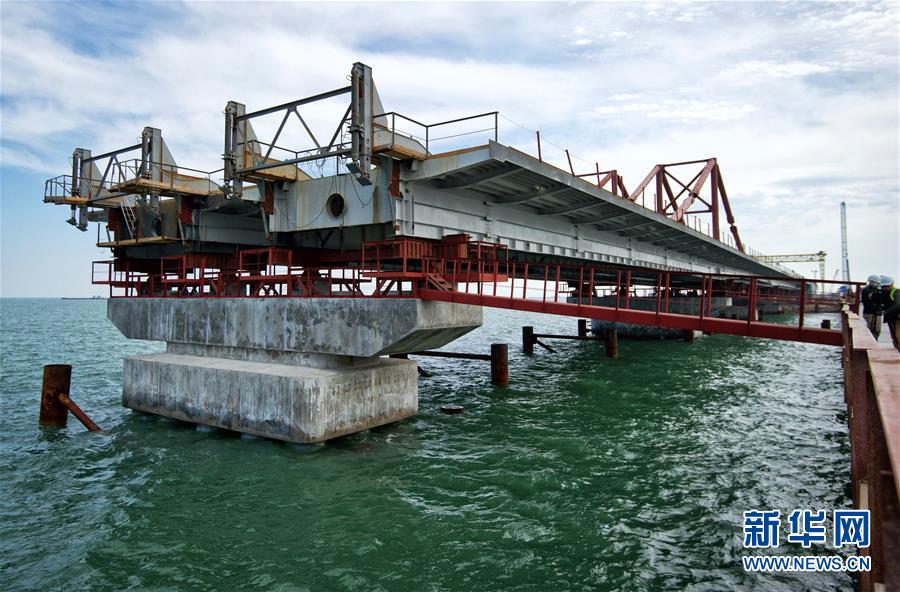 [5]（外代二线）建设中的刻赤海峡跨海大桥