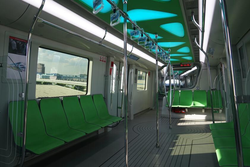 云轨空旷车间示意图